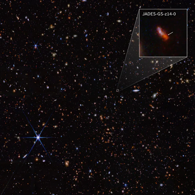 STScI Releases Simulated Fly Through to JADES-GS-z14-0